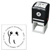 Happy Lächeln Dental Tooth Niedlich Permastempel (Beispiel)