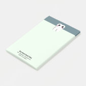 Happy Lächeln Dental Tooth Niedlich Post-it Klebezettel (angewinkelt)