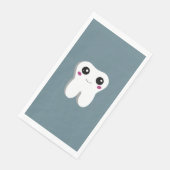 Happy Lächeln Dental Tooth Niedlich Serviette (Ecke)