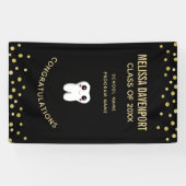 Happy Lächeln Dental Tooth Niedlicher Abschluss Banner (Horizontal)