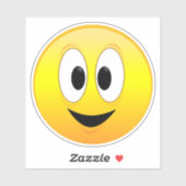 Happy Lächeln Gesicht Aufkleber (Blatt)