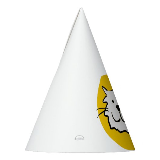 Happy Lächeln Katze. Cat-Themed Partyhütchen (Links)