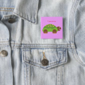 Happy Lächeln Schildkröte Thunder_Cove Button (Beispiel)