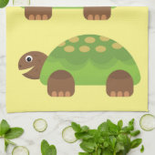 Happy Lächeln Schildkröte Thunder_Cove Geschirrtuch (Gefaltet)
