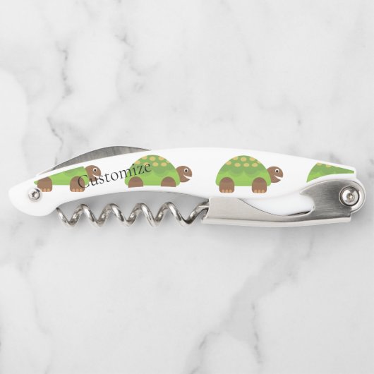 Happy Lächeln Schildkröte Thunder_Cove Kellnermesser (Rückseite)