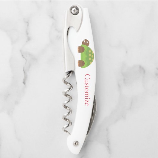 Happy Lächeln Schildkröte Thunder_Cove Kellnermesser (Vorderseite)