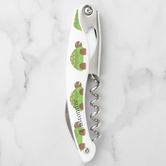 Happy Lächeln Schildkröte Thunder_Cove Kellnermesser (Rückseite)