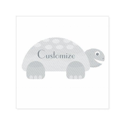 Happy Lächeln Schildkröte Thunder_Cove Permastempel (Design)
