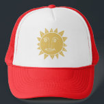 Happy Lächeln Sonnenschein Design Truckerkappe<br><div class="desc">Coole Kunst nur für Sie! Karo meinen Shop für weitere Designs!</div>