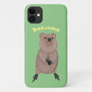 Happy lächelnd niedliche Quokka Cartoon Design Case-Mate iPhone Hülle