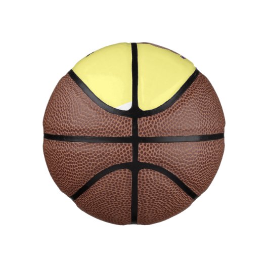 Happy lächelnd niedliche Quokka Cartoon Design Mini Basketball (Rechts)