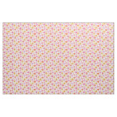 Happy Lächelnde Blume mit Friedenszeichen Stoff (Fat Quarter (45,7 x 55,9 cm))