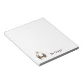 Happy lacht viel Glück Buddha Notizblock (angewinkelt)