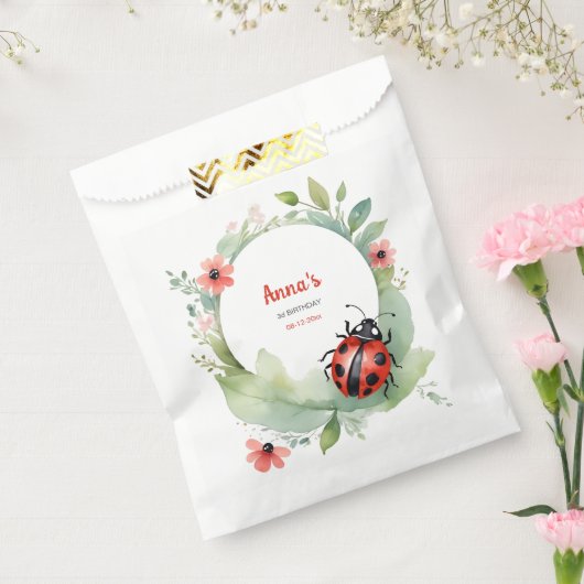 Happy Ladybug Birthday Geschenktütchen (Versiegelt)