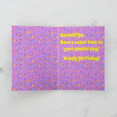 Happy Ladybug Geburtstagskarte Karte (Innenseite)