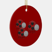 Happy Ladybug Ornament (Rechts)