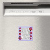 Happy Ladybug Vorlagenmagnet Magnet (In Situ (Geschirrspüler))