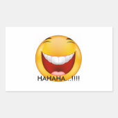 Happy Lagh Rechteckiger Aufkleber (Vorderseite)