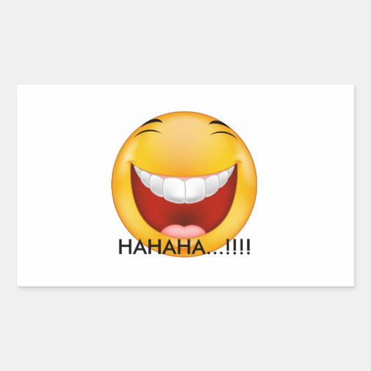 Happy Lagh Rechteckiger Aufkleber (Vorderseite)