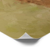 Happy Lama, Maleffekt Poster (Ecke)