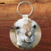 Happy Lama, Maleffekt Schlüsselanhänger (Vorderseite)