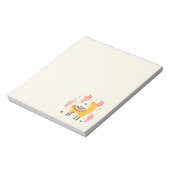 Happy Lama mit Kakteen Notizblock (Rotiert)