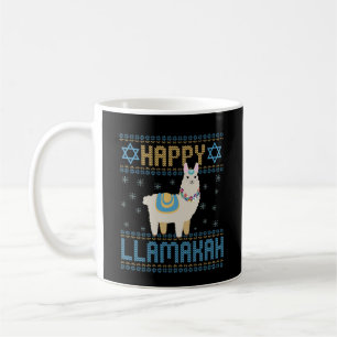 Happy Lamakah Funny Jewish Hanukkah Lama Geschenk Kaffeetasse