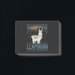 Happy Lamakah Funny Jewish Hanukkah Lama Geschenk Post-it Klebezettel<br><div class="desc">chanukah, Amakah, hanukkah, dreidel, jüdisch, hässlich, Pullover, llama, Weihnachten, gewirkt</div>
