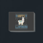 Happy Lamakah Funny Jewish Hanukkah Lama Geschenk Post-it Klebezettel<br><div class="desc">chanukah, Amakah, hanukkah, dreidel, jüdisch, hässlich, Pullover, llama, Weihnachten, gewirkt</div>