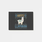Happy Lamakah Funny Jewish Hanukkah Lama Geschenk Post-it Klebezettel (Vorderseite)
