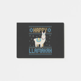 Happy Lamakah Funny Jewish Hanukkah Lama Geschenk Post-it Klebezettel