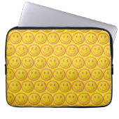 Happy Laptop Sleeve (Vorderseite)