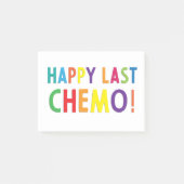 Happy-last-Chemotherapie Post-it Klebezettel (Vorderseite)
