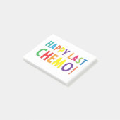 Happy-last-Chemotherapie Post-it Klebezettel (angewinkelt)