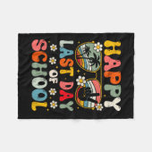 Happy last day day of School Summer Teacher Boys G Fleecedecke (Vorderseite (Horizontal))
