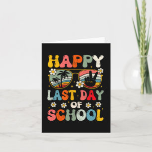 Happy last day day of School Summer Teacher Boys G Karte