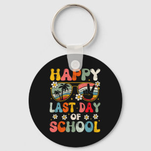 Happy last day day of School Summer Teacher Boys G Schlüsselanhänger