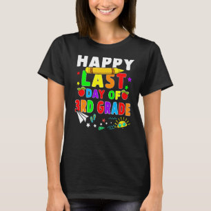Happy last day of 3. Grade Lehrer Schüler Costu T-Shirt