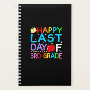 Happy Last Day of 3rd Grade Graduation Planer