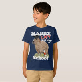 Happy Last Day of School Capybara Abschluss T-Shirt (Vorne ganz)