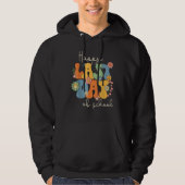 Happy Last Day Of School Graduation Groovy Teacher Hoodie (Vorderseite)