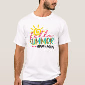 Happy Last Day Of School Hello Summer Teachers Stu T-Shirt (Vorderseite)