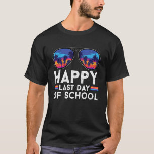 Happy Last Day Of School Kids Teacher Student Grad T-Shirt