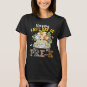 Happy Last Day of School Pre k Safari Animals Summ T-Shirt (Vorderseite)