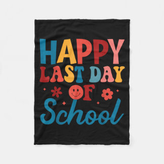 Happy Last Day of School Shirts Hello Summer Fleecedecke