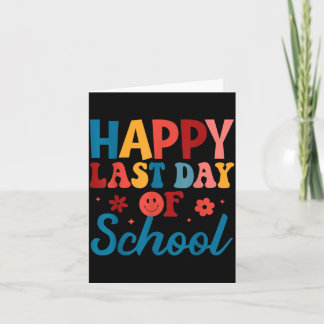 Happy Last Day of School Shirts Hello Summer Karte