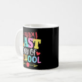 Happy Last Day of School Students and Teac Kaffeetasse (Vorderseite Links)