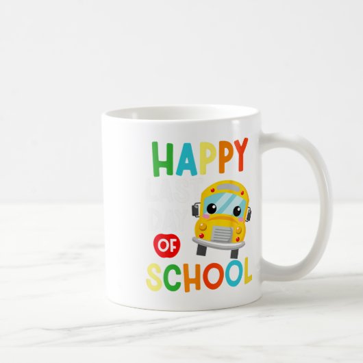 Happy Last Day School Busfahrer Lehrer Studen Kaffeetasse (Rechts)