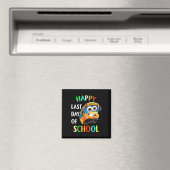 Happy Last Day School Busfahrer Lehrer Studen Magnet (In Situ (Geschirrspüler))