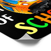 Happy Last Day School Busfahrer Lehrer Studen Poster (Ecke)